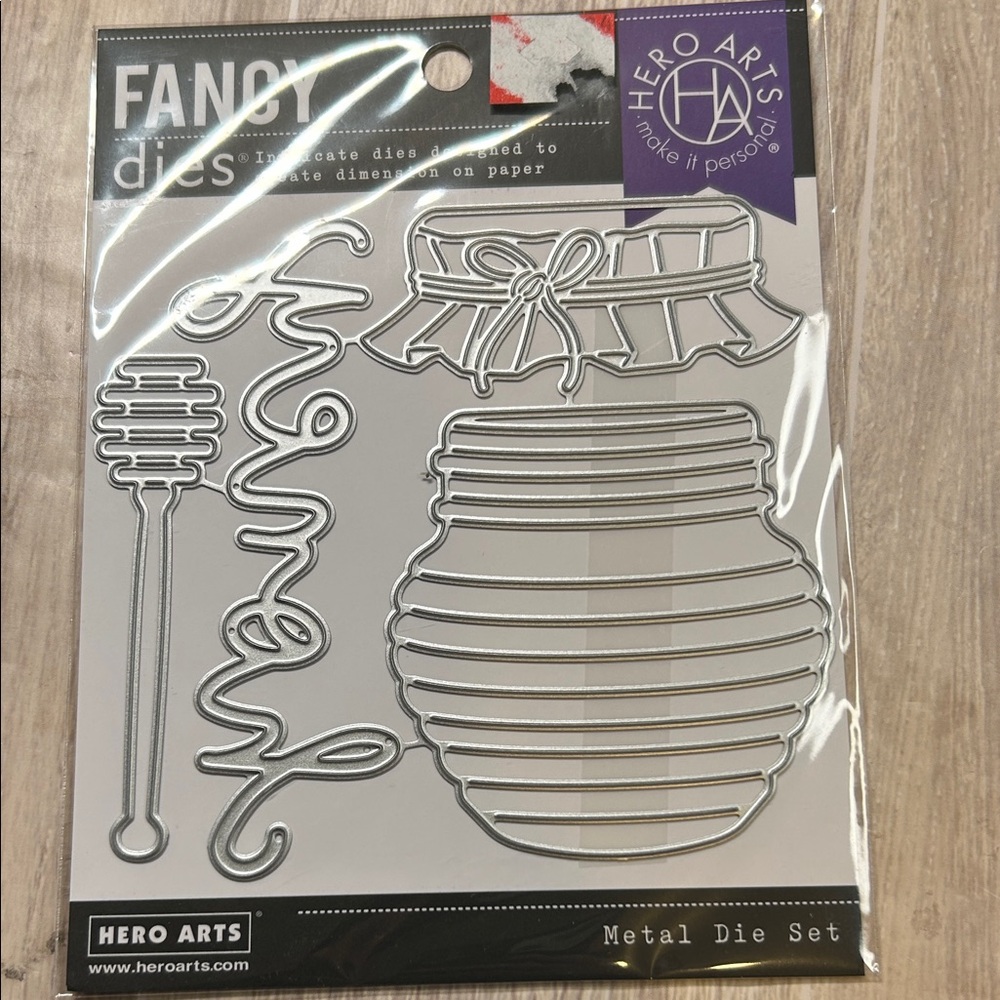 Hero Arts Metal Die Set with Honey Jar Design